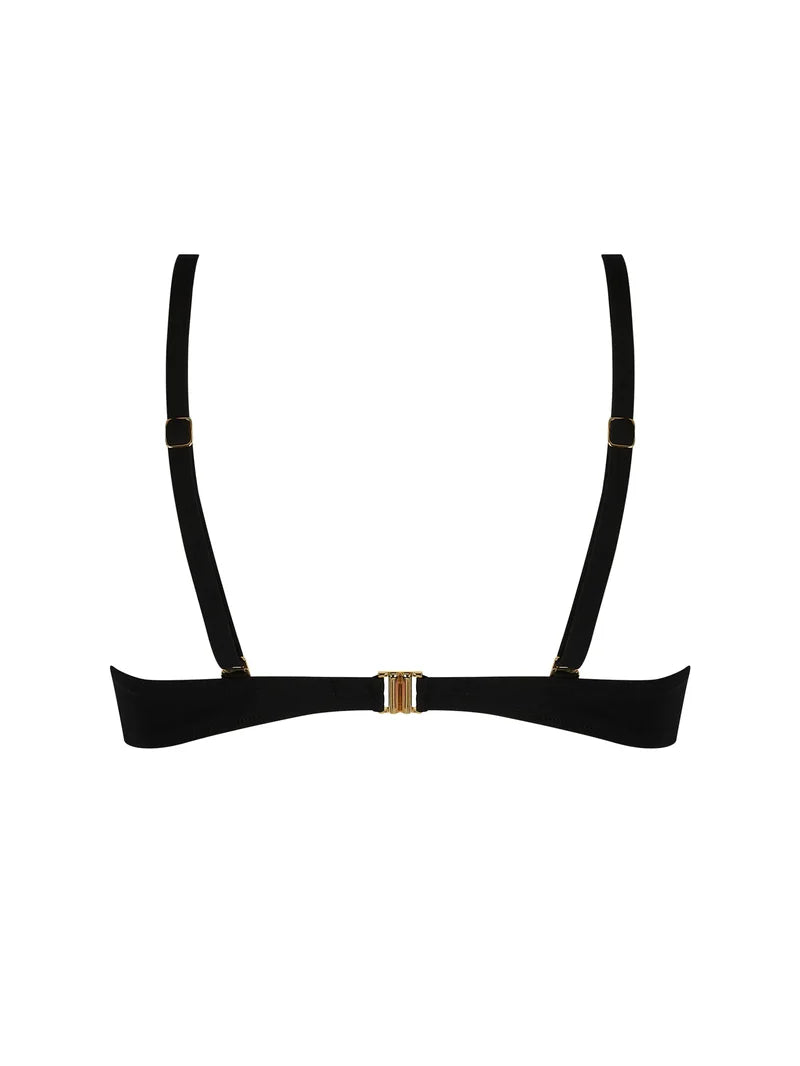 Antigel Swimwear by Lise Charmel - La Glam Tonique Padded Bikini Top Noir