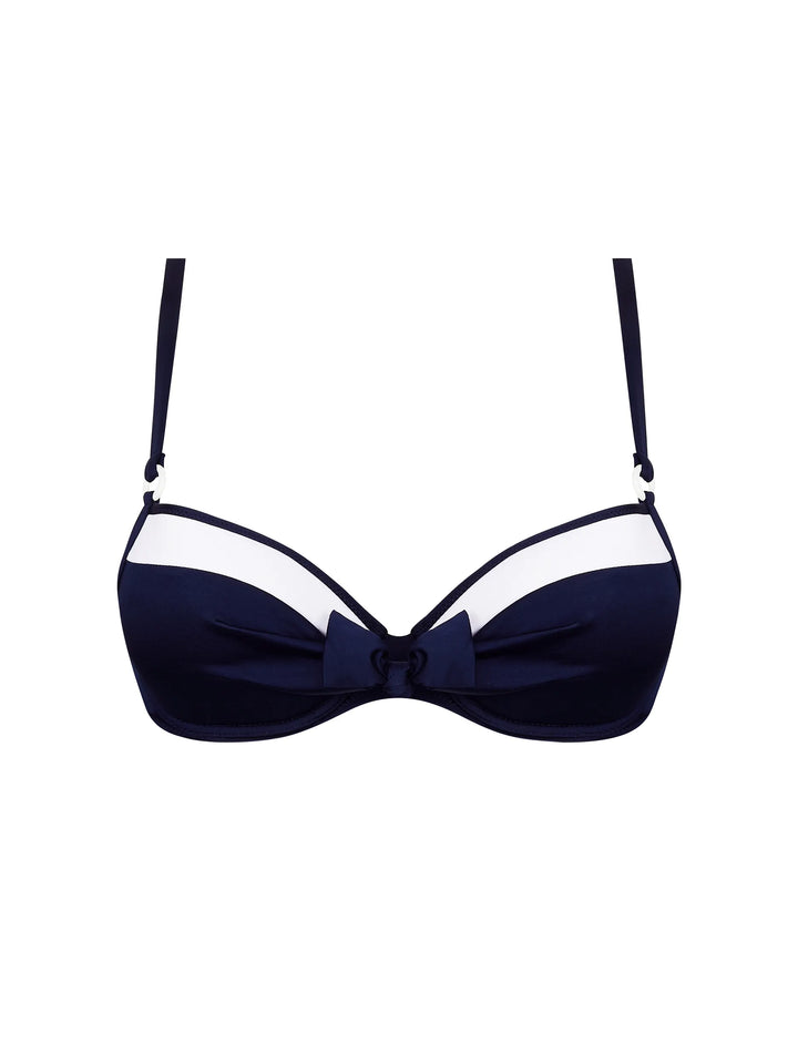 Antigel Swimwear by Lise Charmel - La Skippeuse Padded Bikini Top Marine Skippeuse