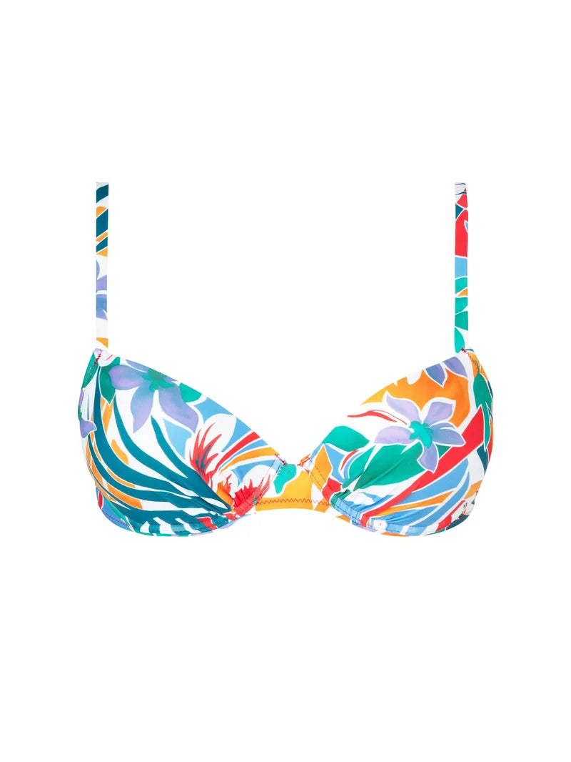 Antigel Swimwear by Lise Charmel - La Flaneuse Padded Bikini Top Papiers Decoupes