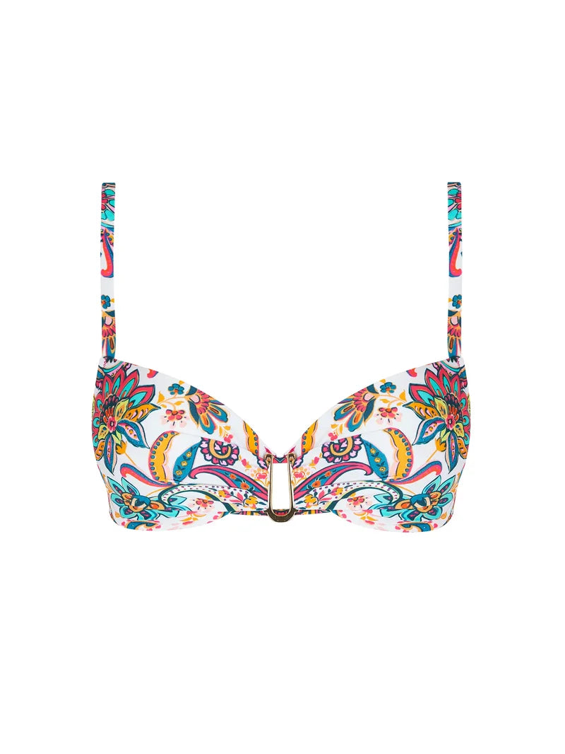 Antigel Swimwear By Lise Charmel - La Bayadere Padded Bikini Top Blanc Flashy
