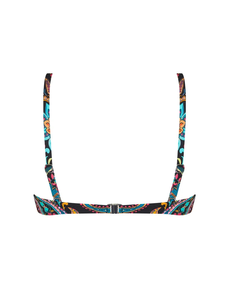Antigel Swimwear By Lise Charmel - La Bayadere Padded Bikini Top Noir Flashy