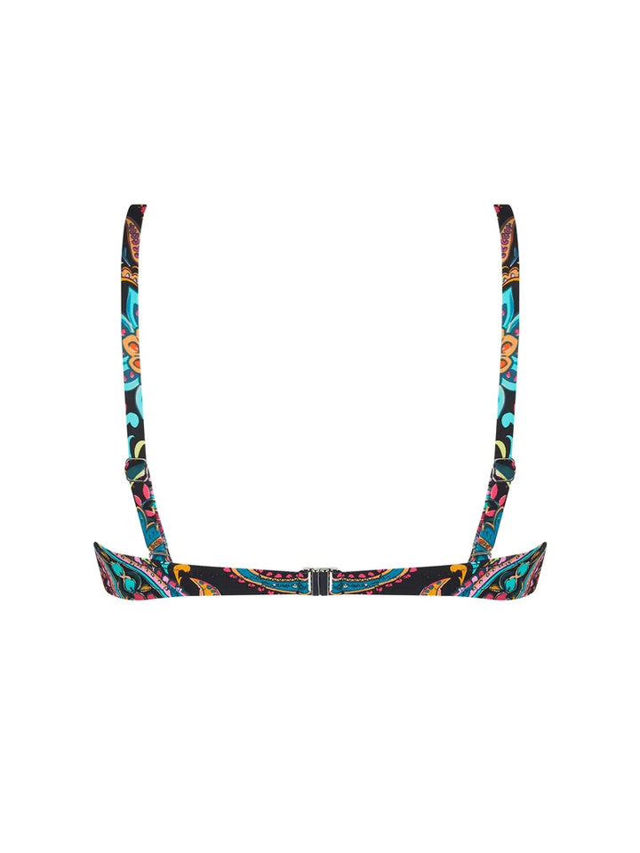 Antigel Swimwear By Lise Charmel - La Bayadere Padded Bikini Top Noir Flashy