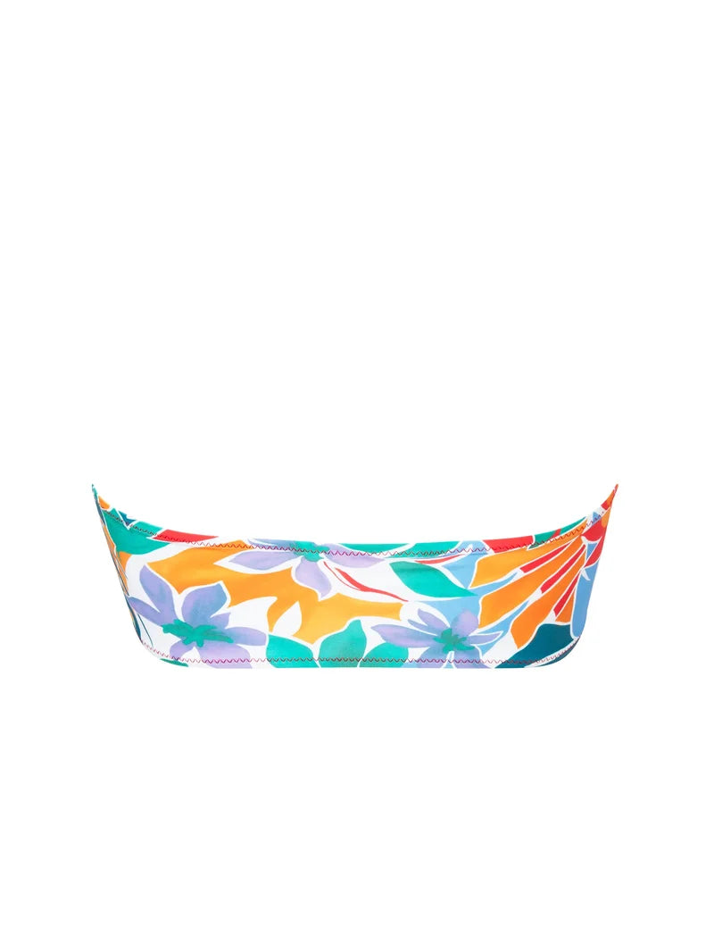 Antigel Swimwear by Lise Charmel - La Flaneuse Soft Bandeau Bikini Top Papiers Decoupes