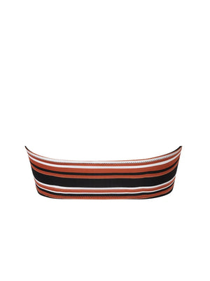Antigel Swimwear by Lise Charmel - L Antigel Globe Soft Bandeau Bikini Top Auburn Rayé