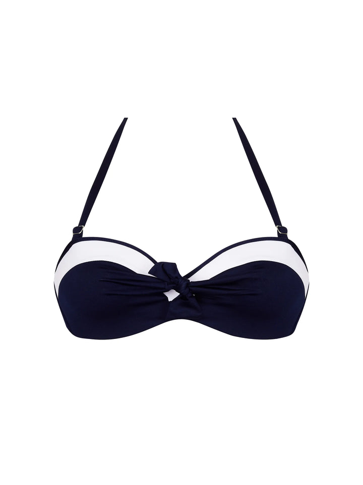 Antigel Swimwear by Lise Charmel - La Skippeuse Strapless Bandeau Bikini Marine Skippeuse