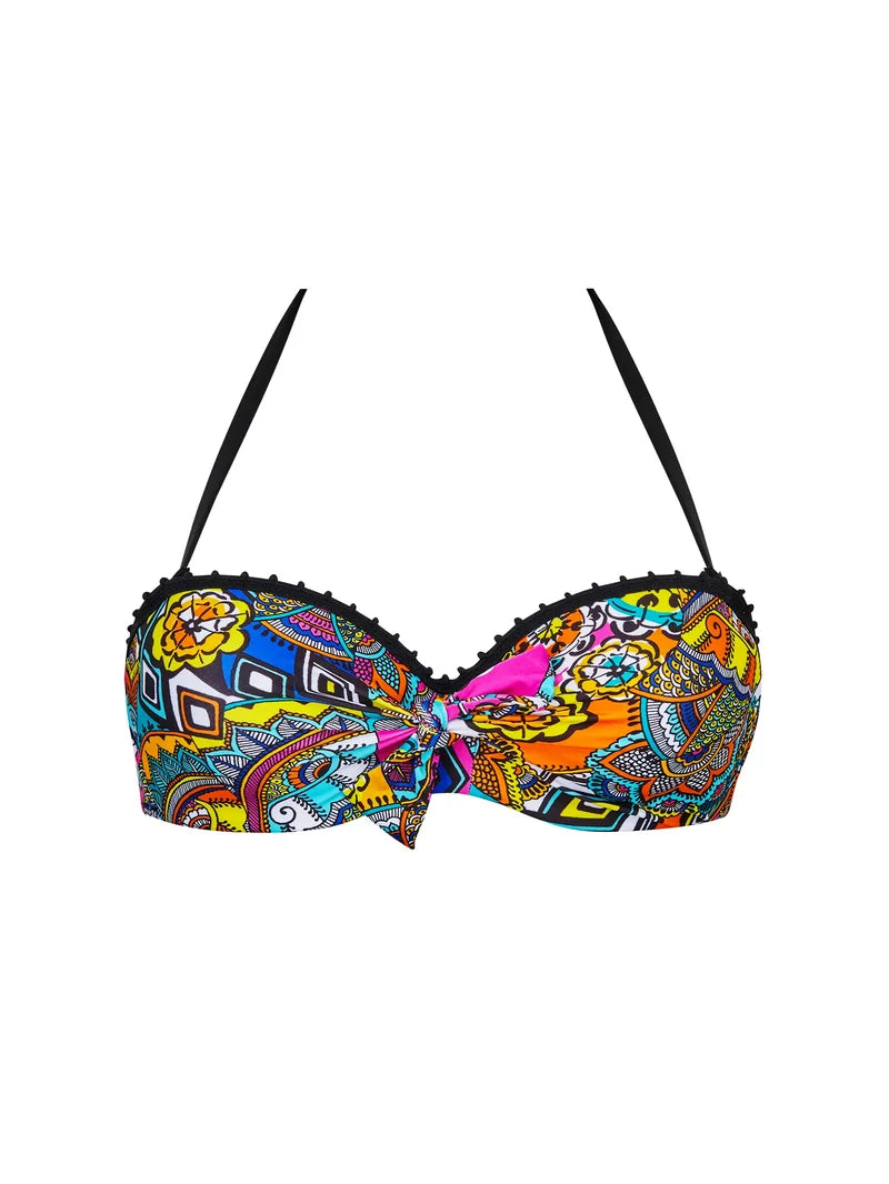 Antigel Swimwear by Lise Charmel - La Nomade Strapless Bandeau Bikini Eclat Nomade