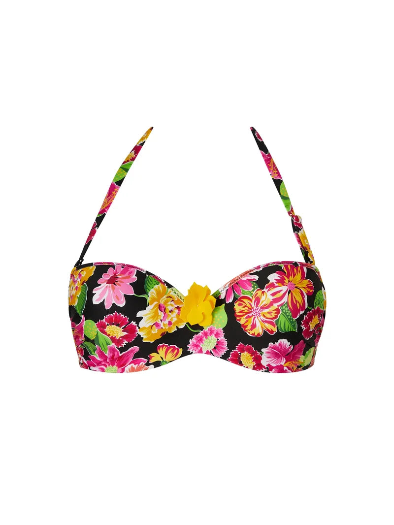 Antigel Swimwear by Lise Charmel - La Feminissima Strapless Bandeau Bikini Rose Amethyste