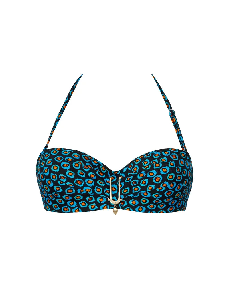 Antigel Swimwear by Lise Charmel - La Vagabonde Strapless Bandeau Bikini Pois Soleil