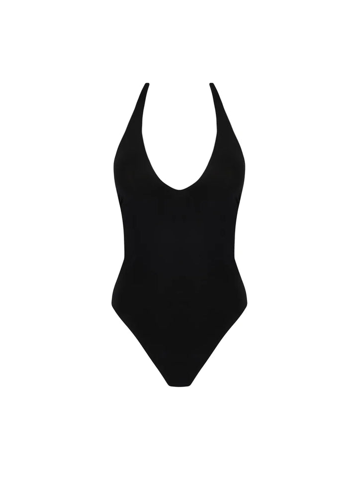 Antigel Swimwear by Lise Charmel - La Glam Tonique Wireless Seduction Halter Swimsuit Noir