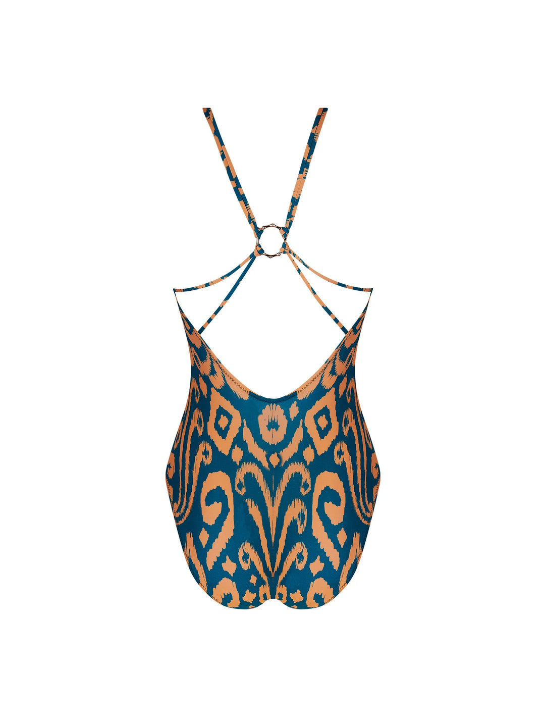 Antigel Swimwear By Lise Charmel - La Balinaise Unwired Swimsuit Ikat Vert Orange