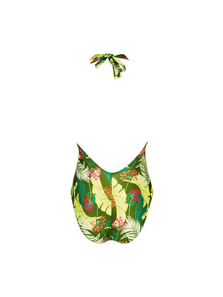 Antigel Swimwear By Lise Charmel - La Venus Nature Non-Wired Halter Neck Swimsuit Vert Tropic