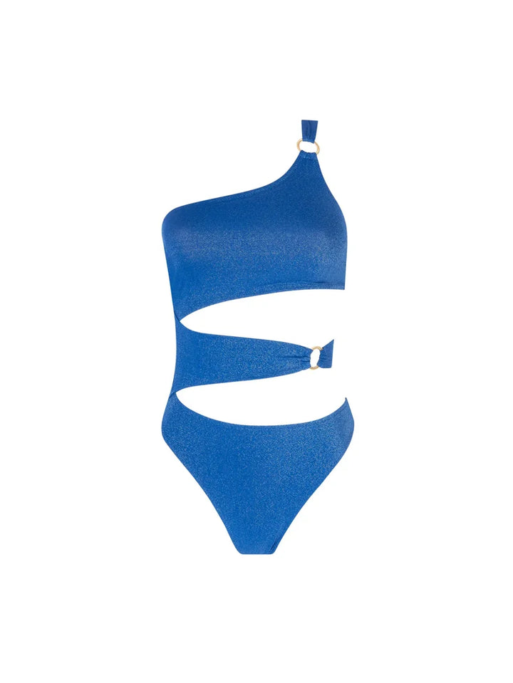 Antigel Swimwear by Lise Charmel - La Fashion Sirene Asymmetrical Trikini Bleu Sirene