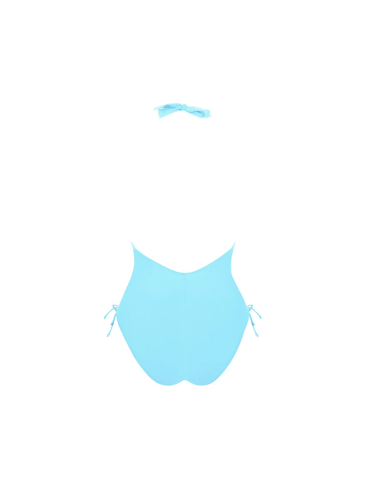 Antigel Swimwear By Lise Charmel - La Chiquissima Plunging Back Swimsuit Turquoise Chic