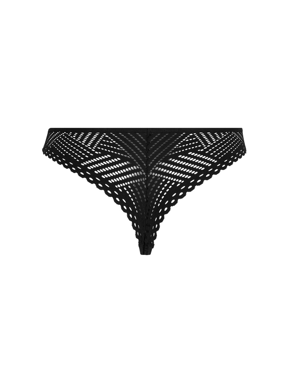 Antigel By Lise Charmel Tressage Graphic Thong - Tressage Noir Thong Antigel by Lise Charmel 