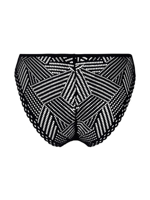 Antigel By Lise Charmel - Tressage Graphic Low Waist Brief Tressage Noir