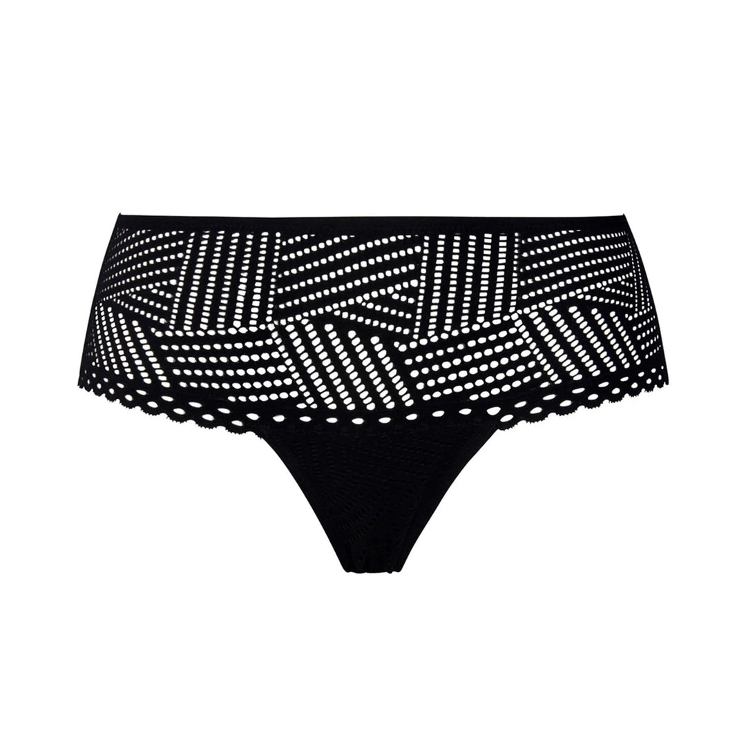 Antigel By Lise Charmel Tressage Graphic Boyshort - Tressage Noir Shorty Antigel by Lise Charmel 