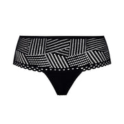 Antigel de Lise Charmel - Boyshort gráfico Tressage Tressage Noir