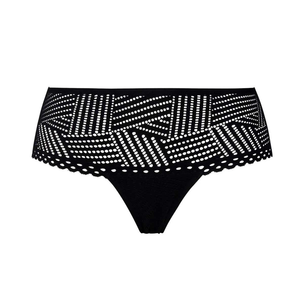 Antigel de Lise Charmel - Boyshort gráfico Tressage Tressage Noir