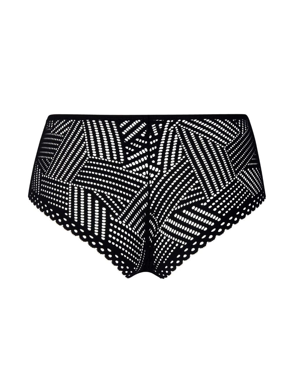 Antigel By Lise Charmel Tressage Graphic Boyshort - Tressage Noir Shorty Antigel by Lise Charmel