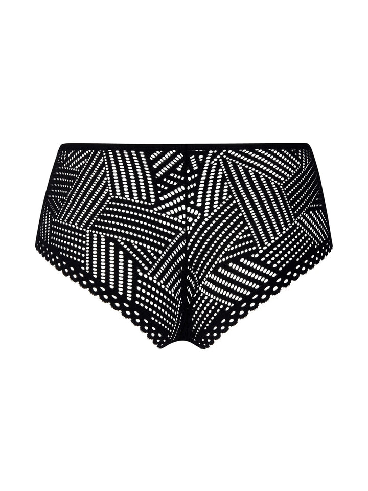 Antigel By Lise Charmel Tressage Graphic Boyshort - Tressage Noir Shorty Antigel by Lise Charmel 
