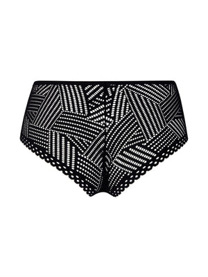 Antigel By Lise Charmel - Tressage Graphic Boyshort Tressage Noir