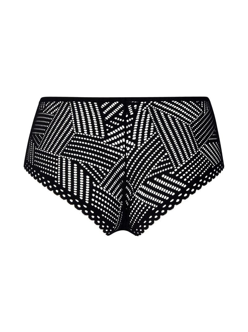 Antigel By Lise Charmel - Tressage Graphic Boyshort Tressage Noir