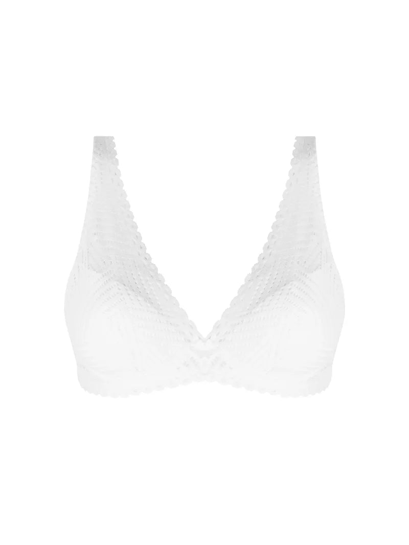 Antigel By Lise Charmel - Tressage Graphic Light Padded Bra Tressage Blanc