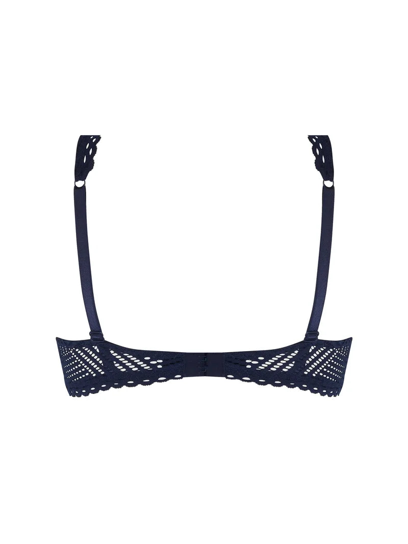 Antigel By Lise Charmel - Tressage Graphic Light Padded Bra Tressage Marine