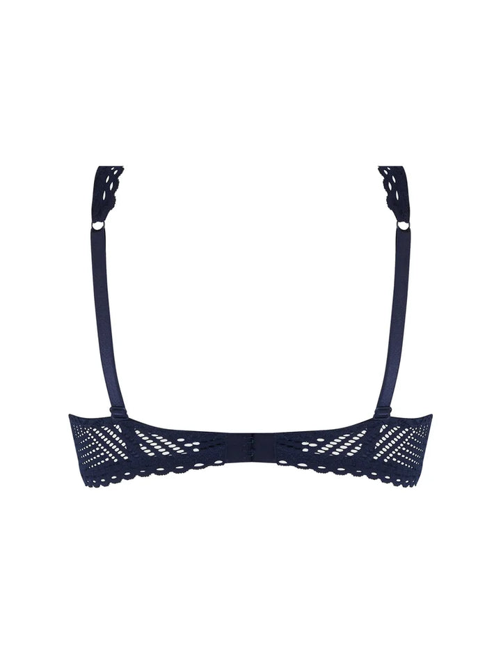 Antigel By Lise Charmel - Tressage Graphic Light Padded Bra Tressage Marine