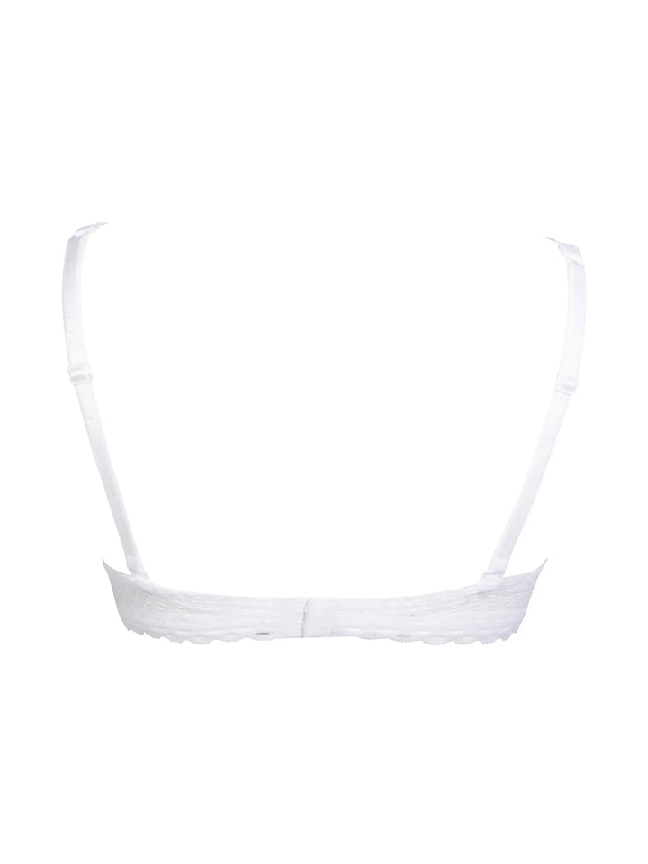 Antigel von Lise Charmel – Tressage Graphic trägerloser Bandeau-BH Tressage Blanc