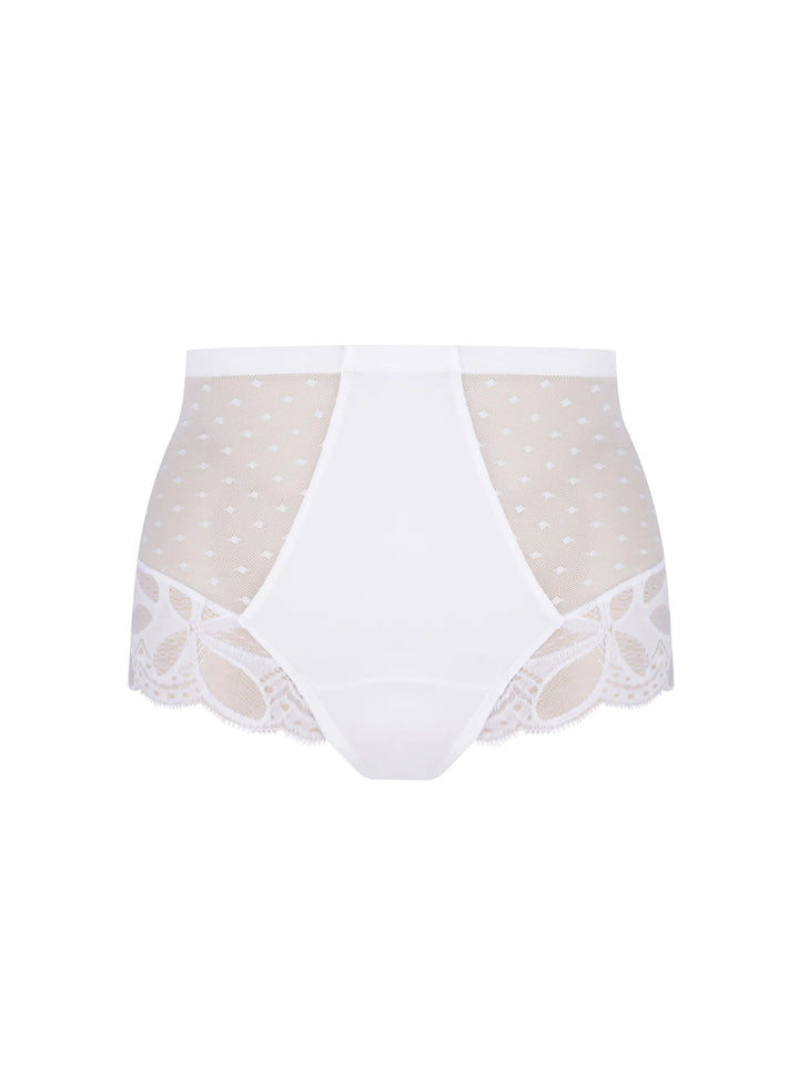 Antigel de Lise Charmel - Slip Haut Stricto Sensuelle Retro Blanc