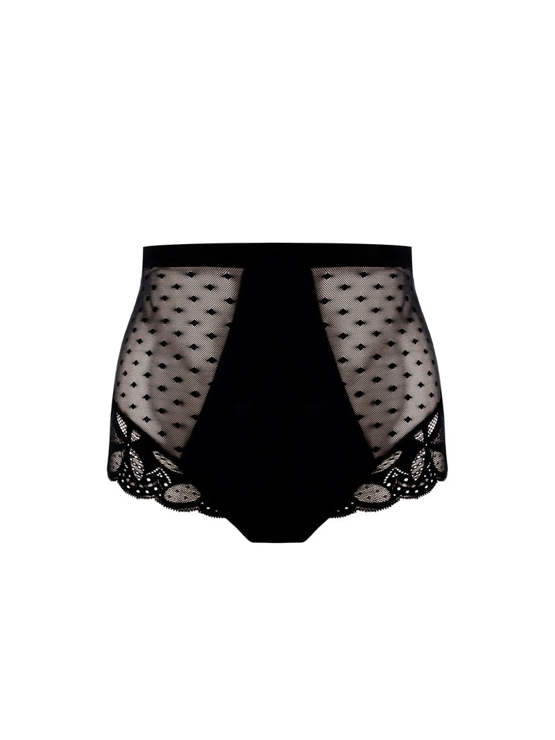 Antigel by Lise Charmel - Stricto Sensuelle Retro High Brief Noir