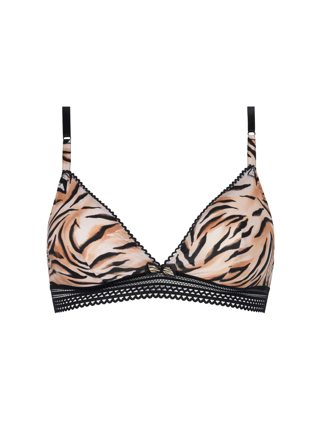 Antigel by Lise Charmel - Tigre Rebelle Wireless Triangle Bra Tigre Blond