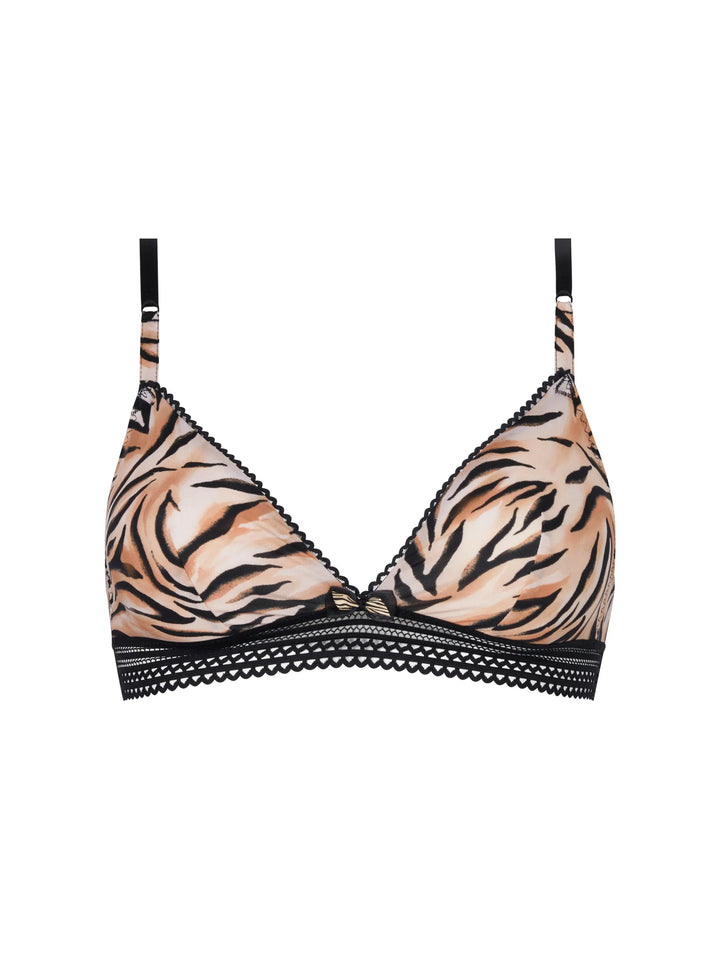 Antigel by Lise Charmel - Tigre Rebelle Wireless Triangle Bra Tigre Blond