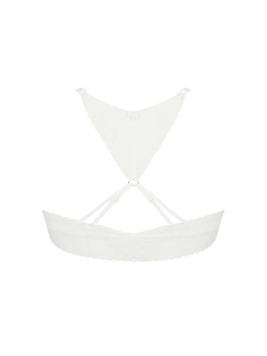 Antigel by Lise Charmel - Atelier Seduction Wireless Triangle Front Opening Ecru Nacre