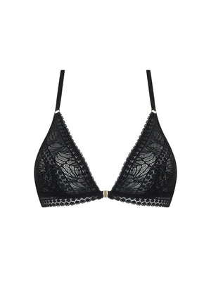 Antigel by Lise Charmel - Atelier Seduction Wireless Triangle Front Opening Noir