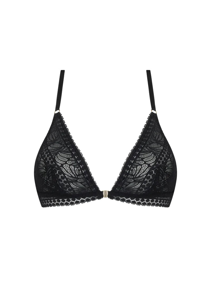 Antigel by Lise Charmel - Atelier Seduction Wireless Triangle Front Opening Noir