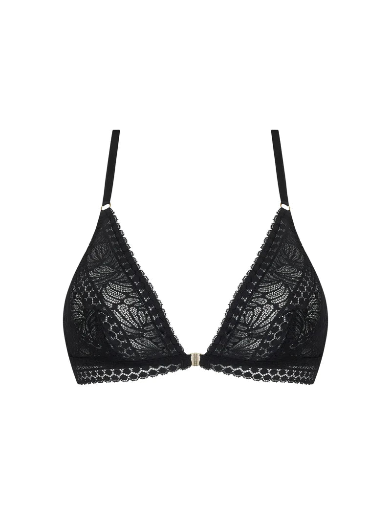 Antigel by Lise Charmel - Atelier Seduction Wireless Triangle Front Opening Noir