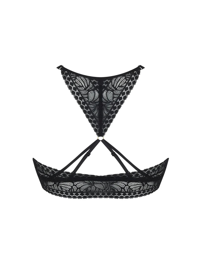 Antigel by Lise Charmel - Atelier Seduction Wireless Triangle Front Opening Noir