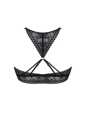 Antigel by Lise Charmel - Atelier Seduction Wireless Triangle Front Opening Noir