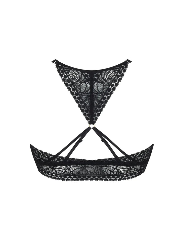 Antigel by Lise Charmel - Atelier Seduction Wireless Triangle Front Opening Noir