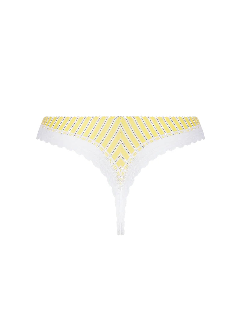 Antigel By Lise Charmel - Un Brin Garconne Thong Jaune Liquette