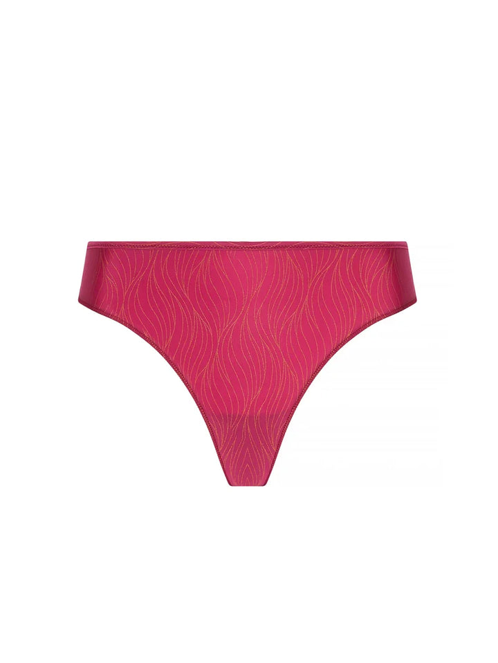 Antigel By Lise Charmel - Ballerine Des Ondes Thong Or Cerise