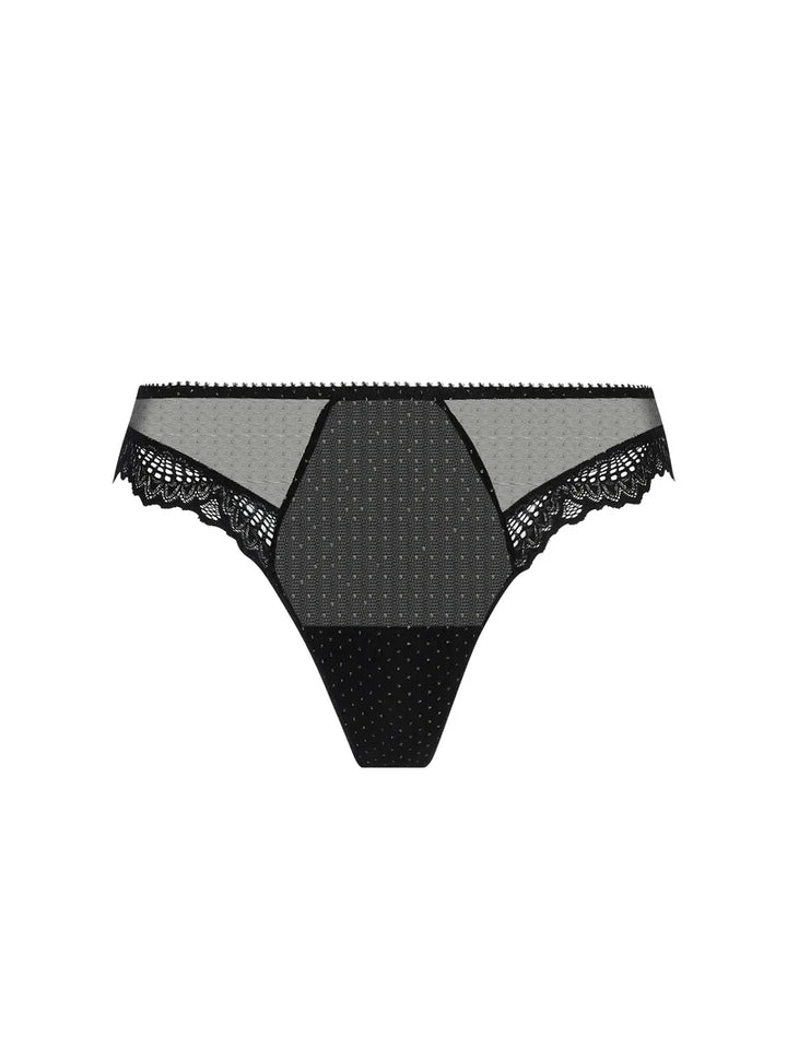 Antigel by Lise Charmel - Nuit Des Etoiles Thong Noir Or