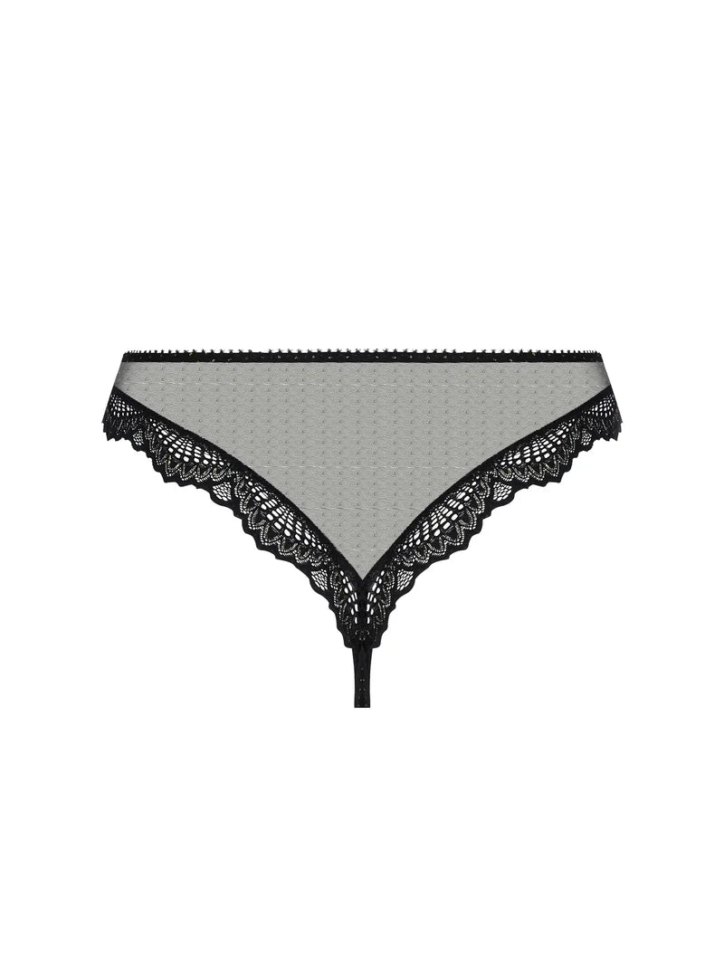 Antigel by Lise Charmel - Nuit Des Etoiles Thong Noir Or
