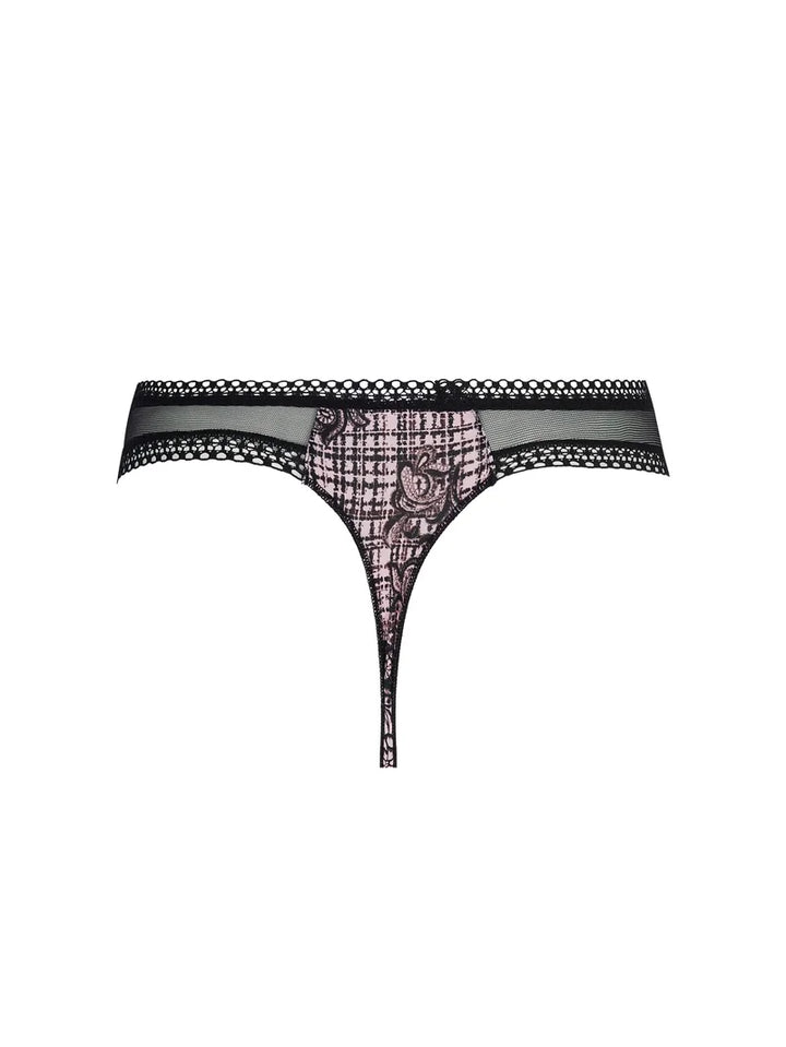 Antigel By Lise Charmel - Tartan Glamour Thong Rose Tartan