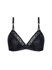 Antigel by Lise Charmel - Sensualite Fauve Full Cup Plunge Bra Noir