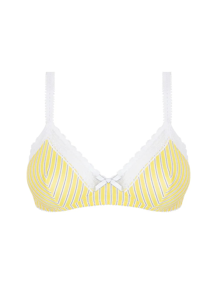 Antigel By Lise Charmel - Un Brin Garconne Wireless Triangle Bra Jaune Liquette