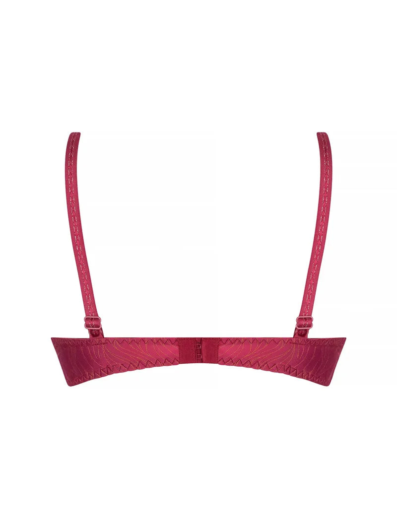 Antigel By Lise Charmel - Ballerine Des Ondes Wireless Triangle Bra Or Cerise