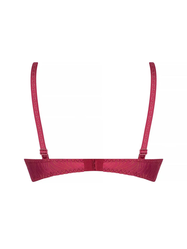 Antigel By Lise Charmel - Ballerine Des Ondes Wireless Triangle Bra Or Cerise